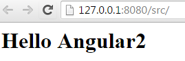Hello Angular 2